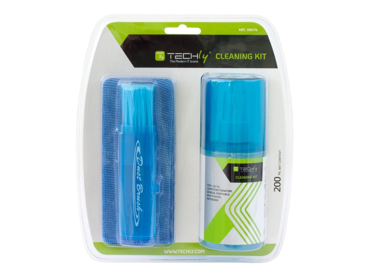 EFB Techly Computer-Reinigungsset 200ml Spray - Vorderansicht