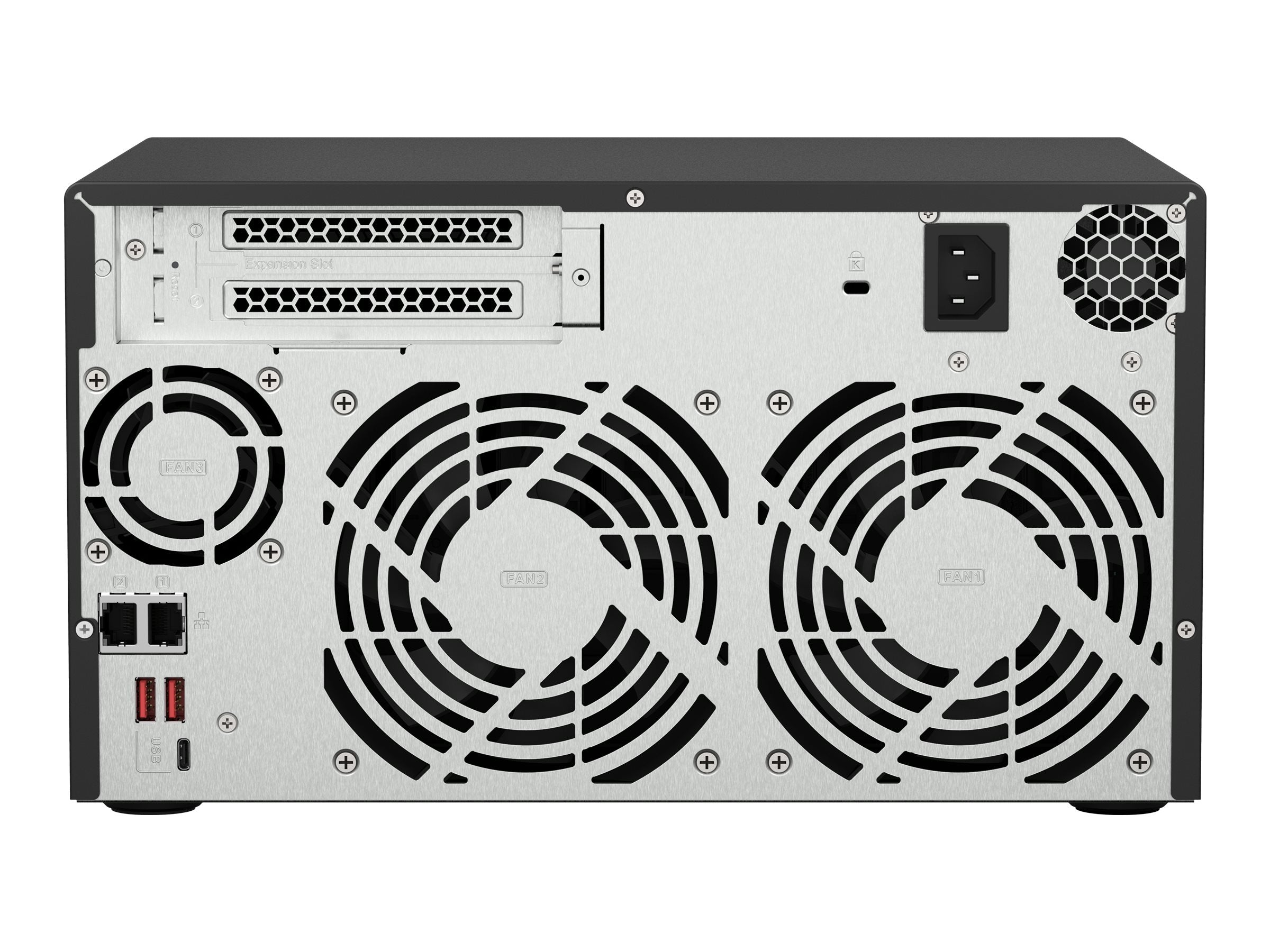 QNAP TS-873A NAS-Server Rückansicht