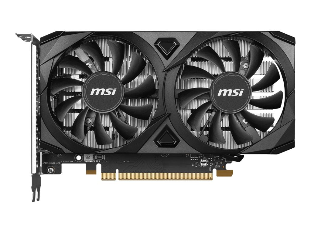 MSI GeForce RTX 3050 VENTUS 2X E 6GB OC GDDR6 - Vorderansicht