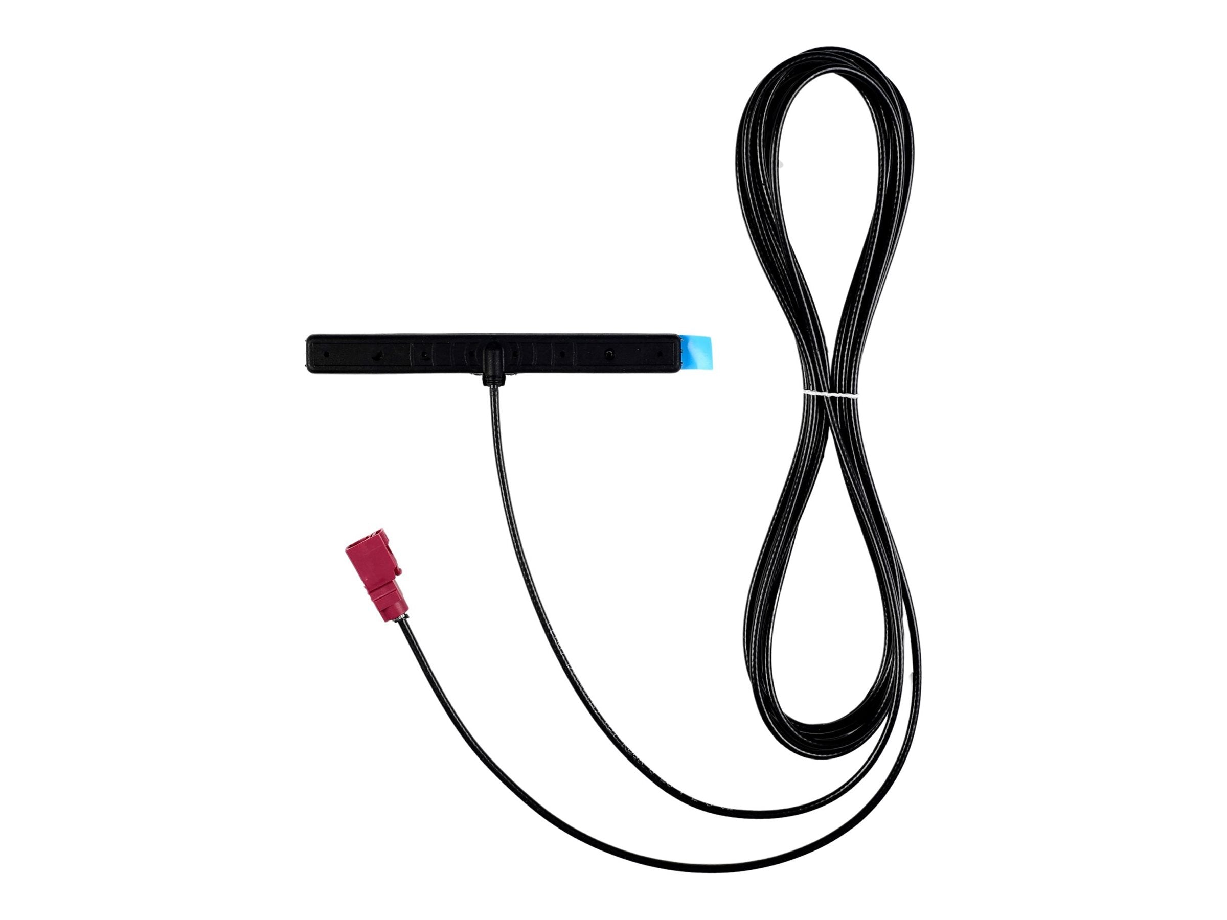 PUC ATTB Glasklebe-Innenant. 2G/3G/4G UMTS WLAN 24 GHz 30 m RG 174 FAKRA f -D