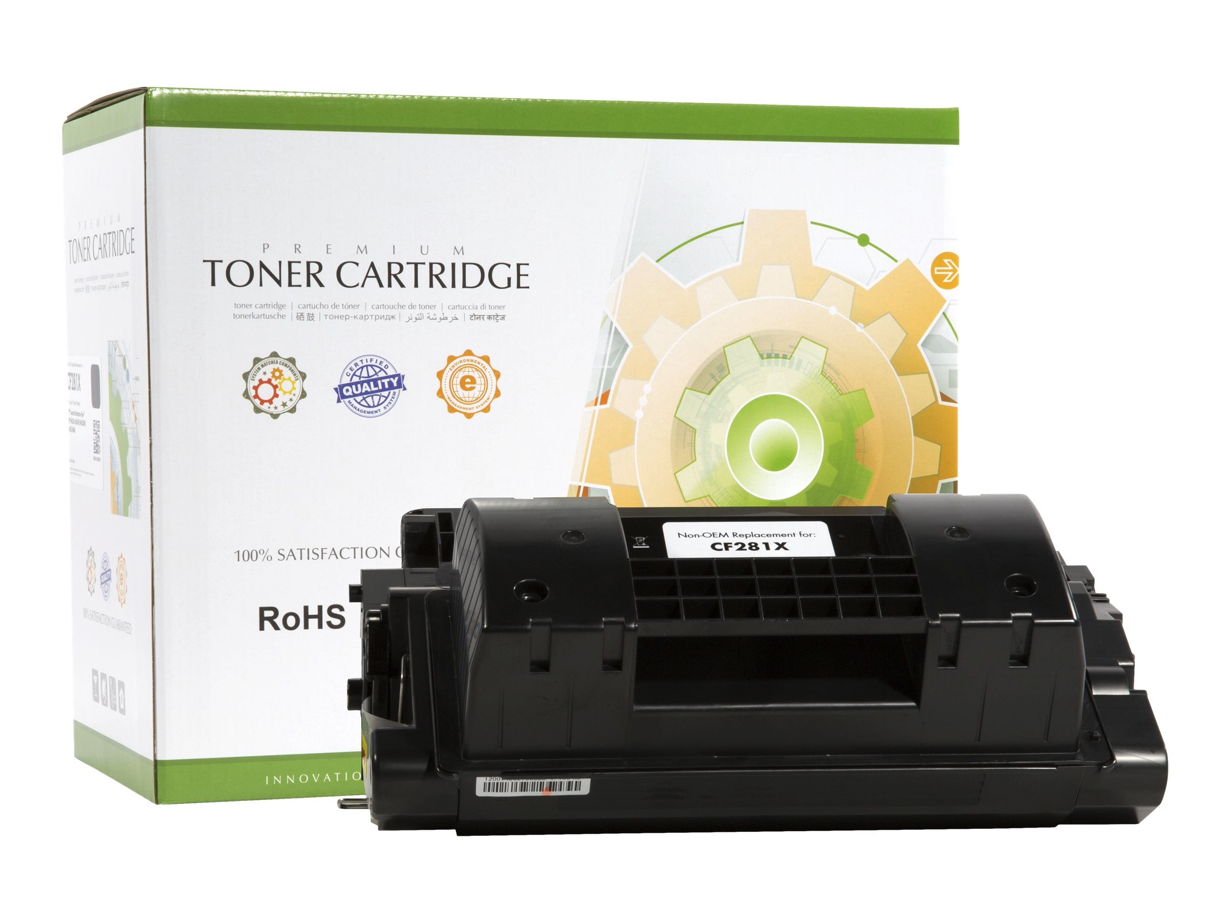 STATIC Tonerpatrone HP CF281X schwarz Hochkapazität Vorderansicht