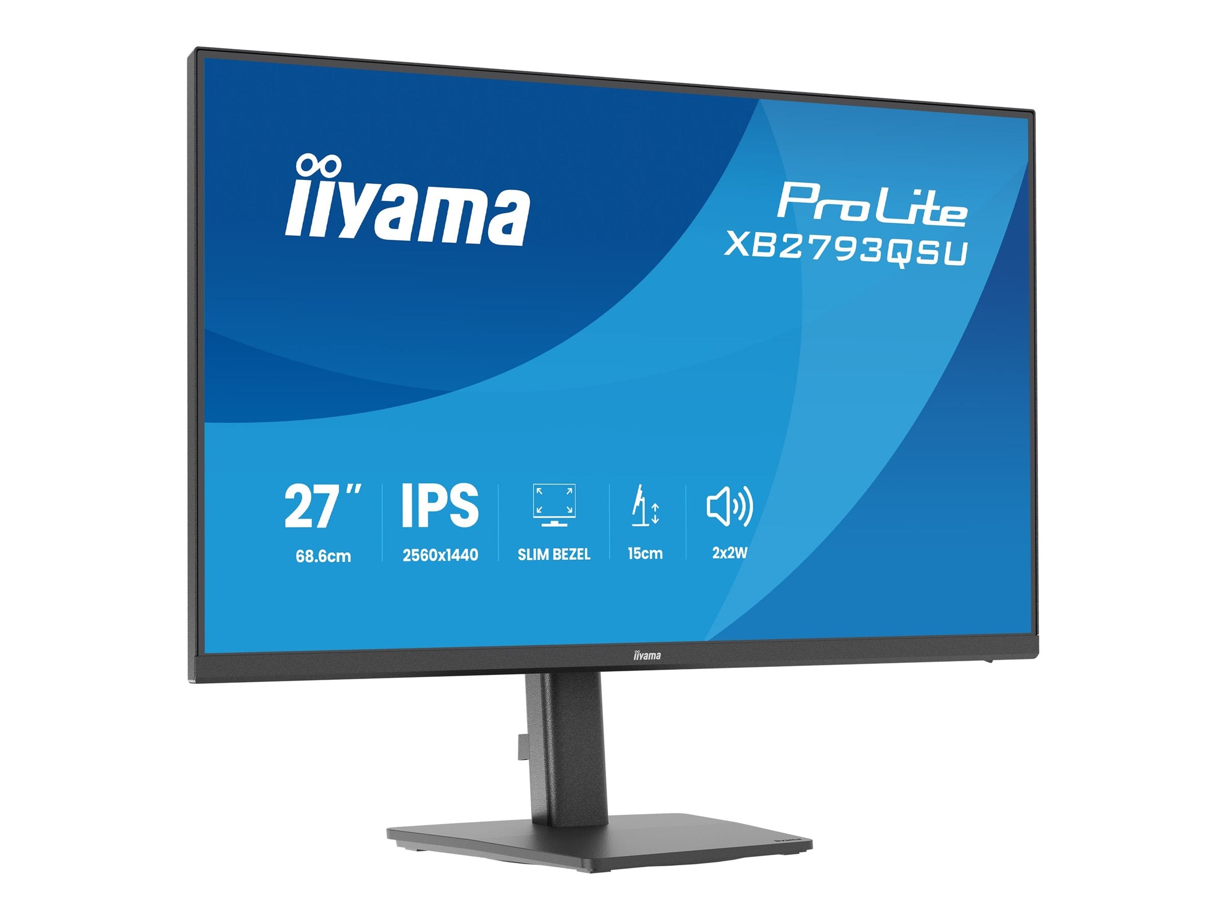 IIYAMA XB2793QSU-B1 Monitor Seitenansicht