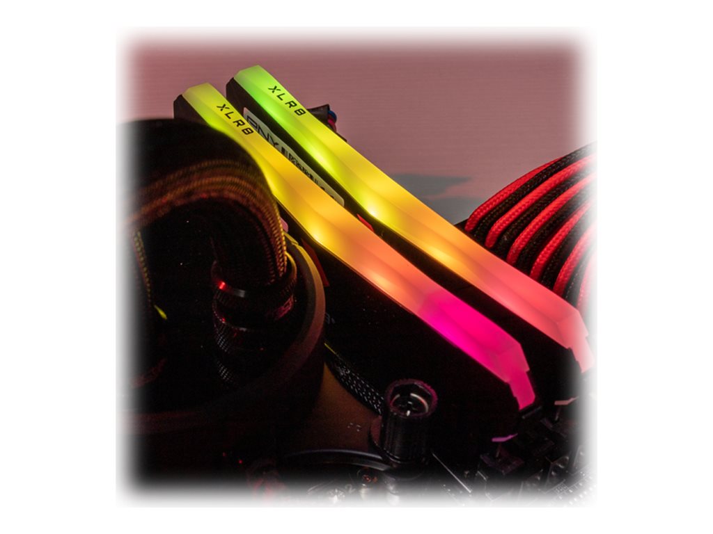 PNY XLR8 GAMING EPIC-X RGB 1X8GB 3600MHz DIMM DDR4 Vorderansicht