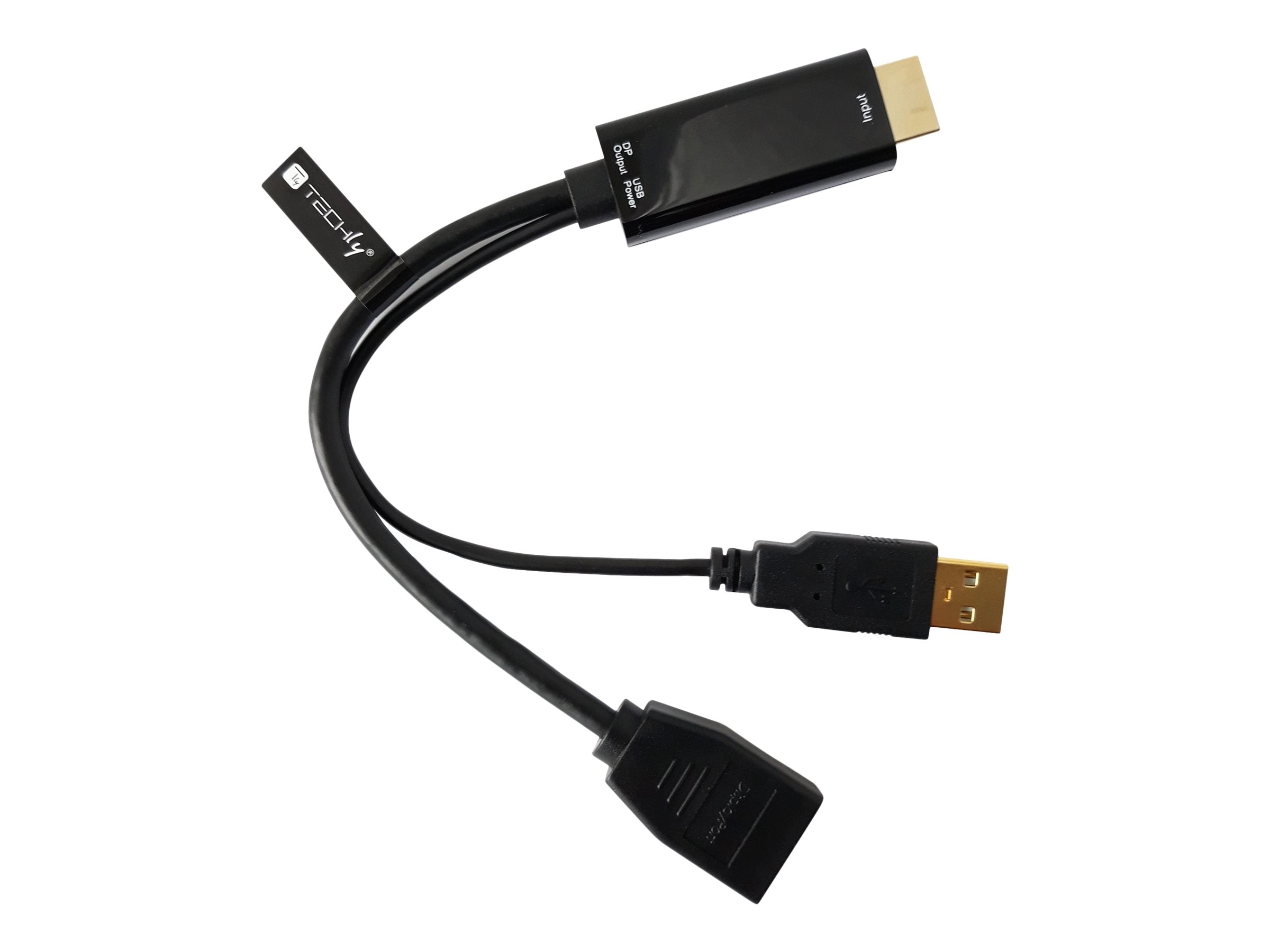 TECHLY Adapter HDMI M auf DisplayPort F - Verpackung