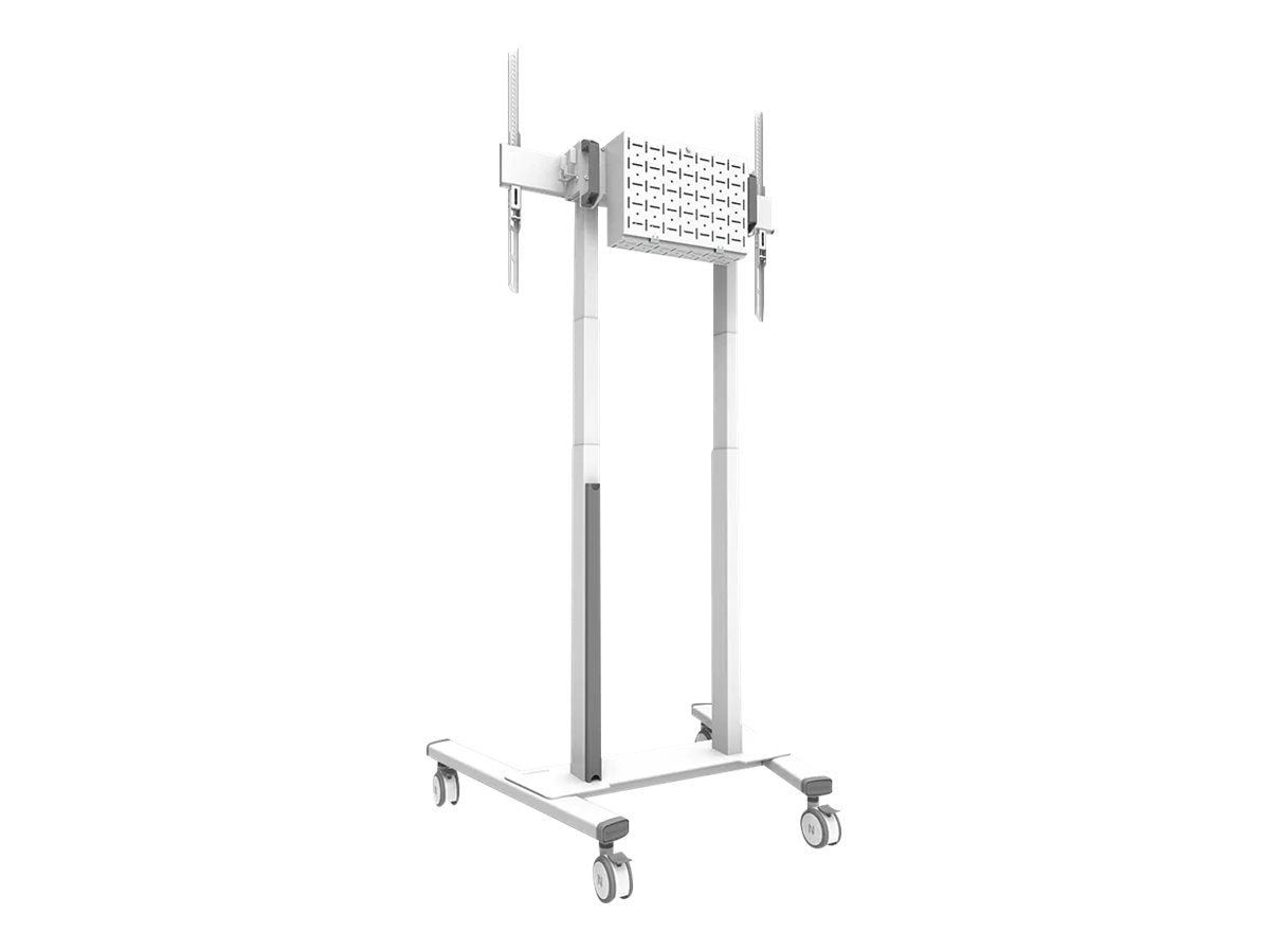 NEOMOUNTS Move Lift Motorised Mobile Stand incl. storage box 10cm. Wheels Floor - VESA 100x100 up to 800x600