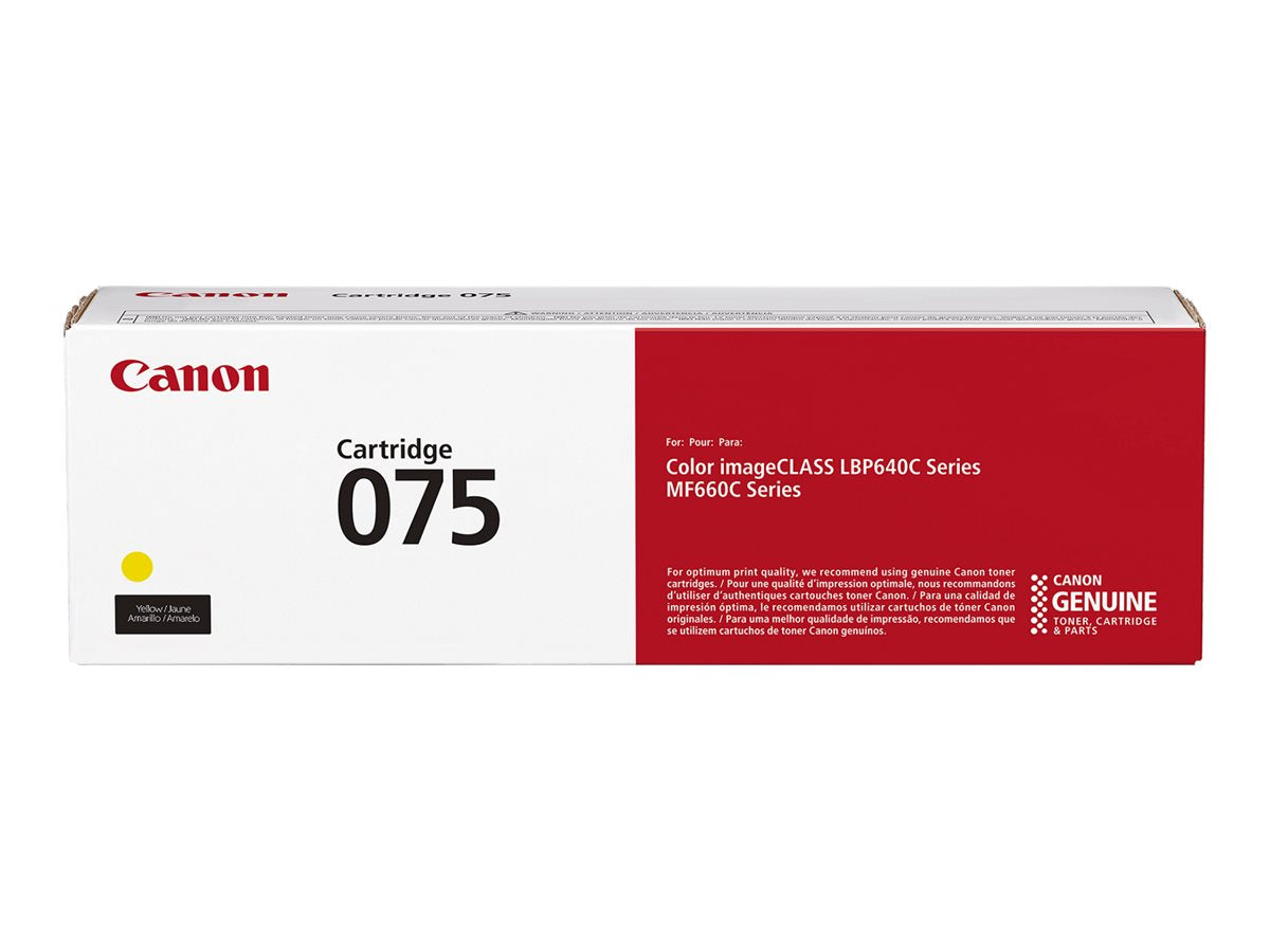 CANON Toner Cartridge 075 Y Vorderansicht