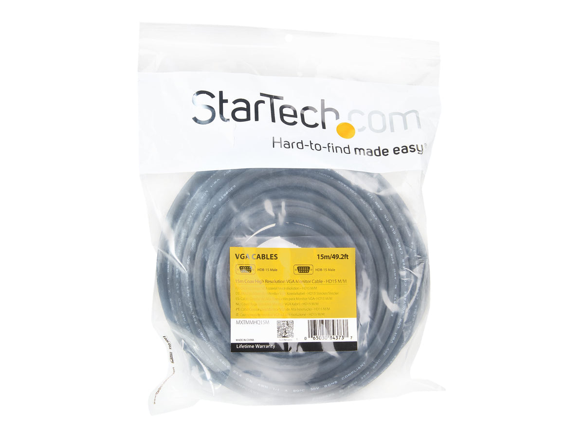 STARTECH.COM 15m Coax High Resolution Monitor VGA Cable - Vorderansicht