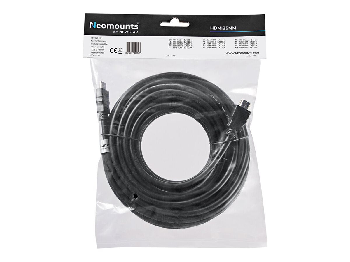 NEOMOUNTS HDMI 1.3 Kabel High Speed 10 Meter Vorderansicht