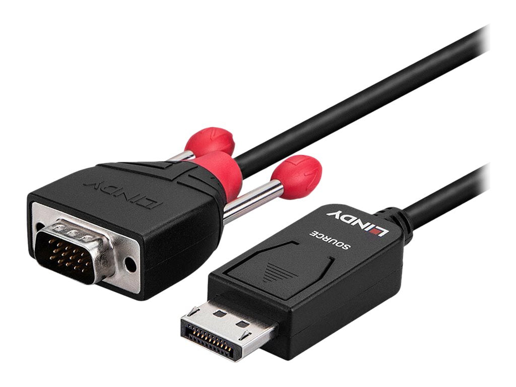 LINDY Konverterkabel DisplayPort/VGA 3m Anschlussansicht