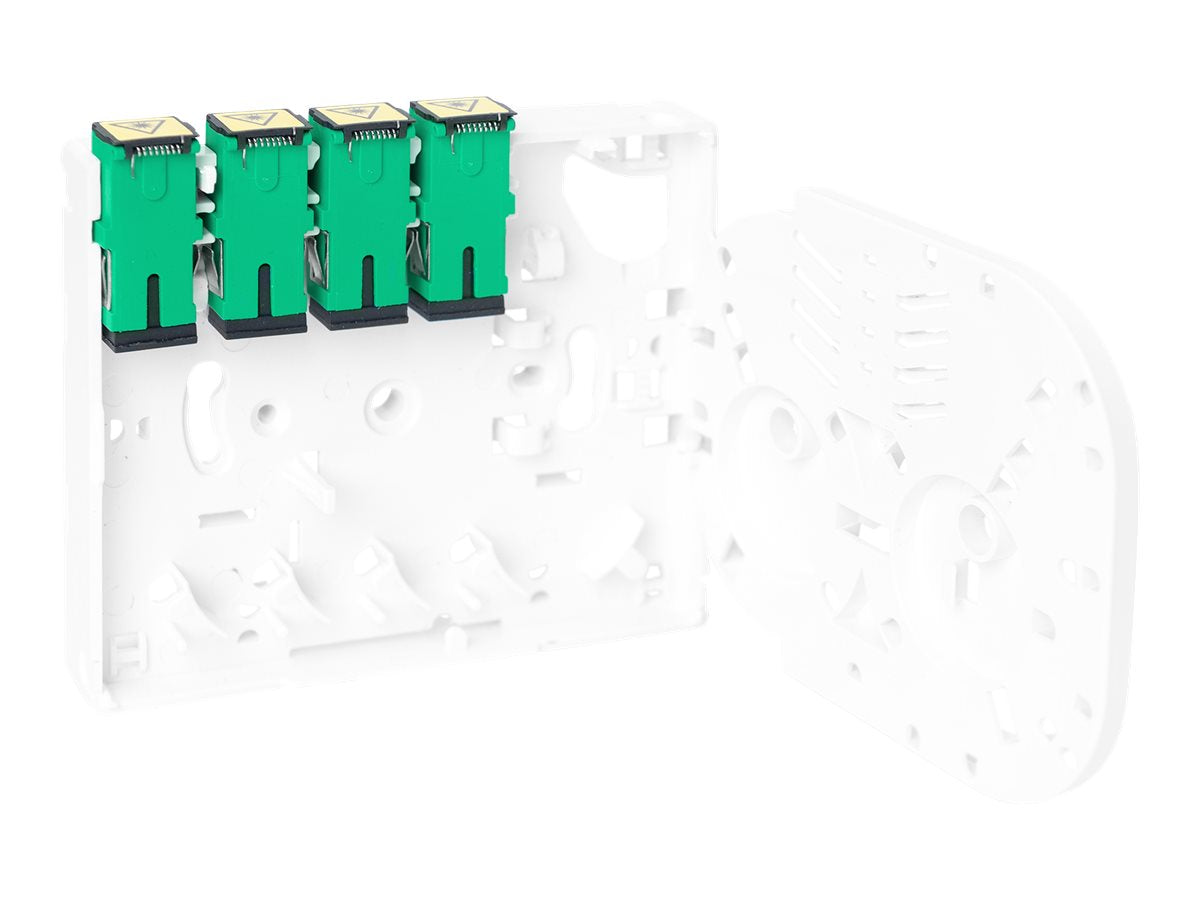DIGITUS DN-931094 Glasfaserkabelkiste montiert an DIN-Schiene