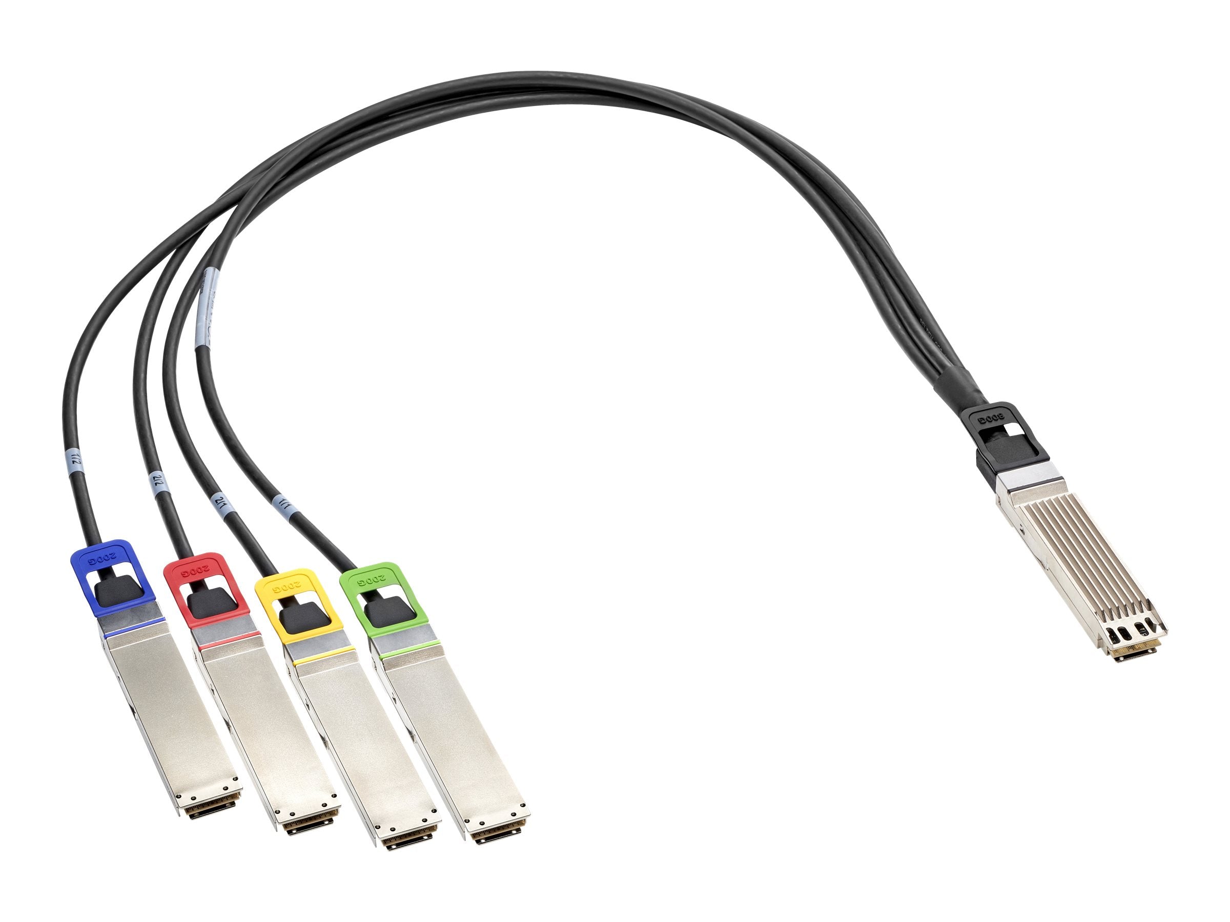 HPE InfiniBand NDR OSFP to 2xOSFP 2m Splitter Direct Attach Copper Cable