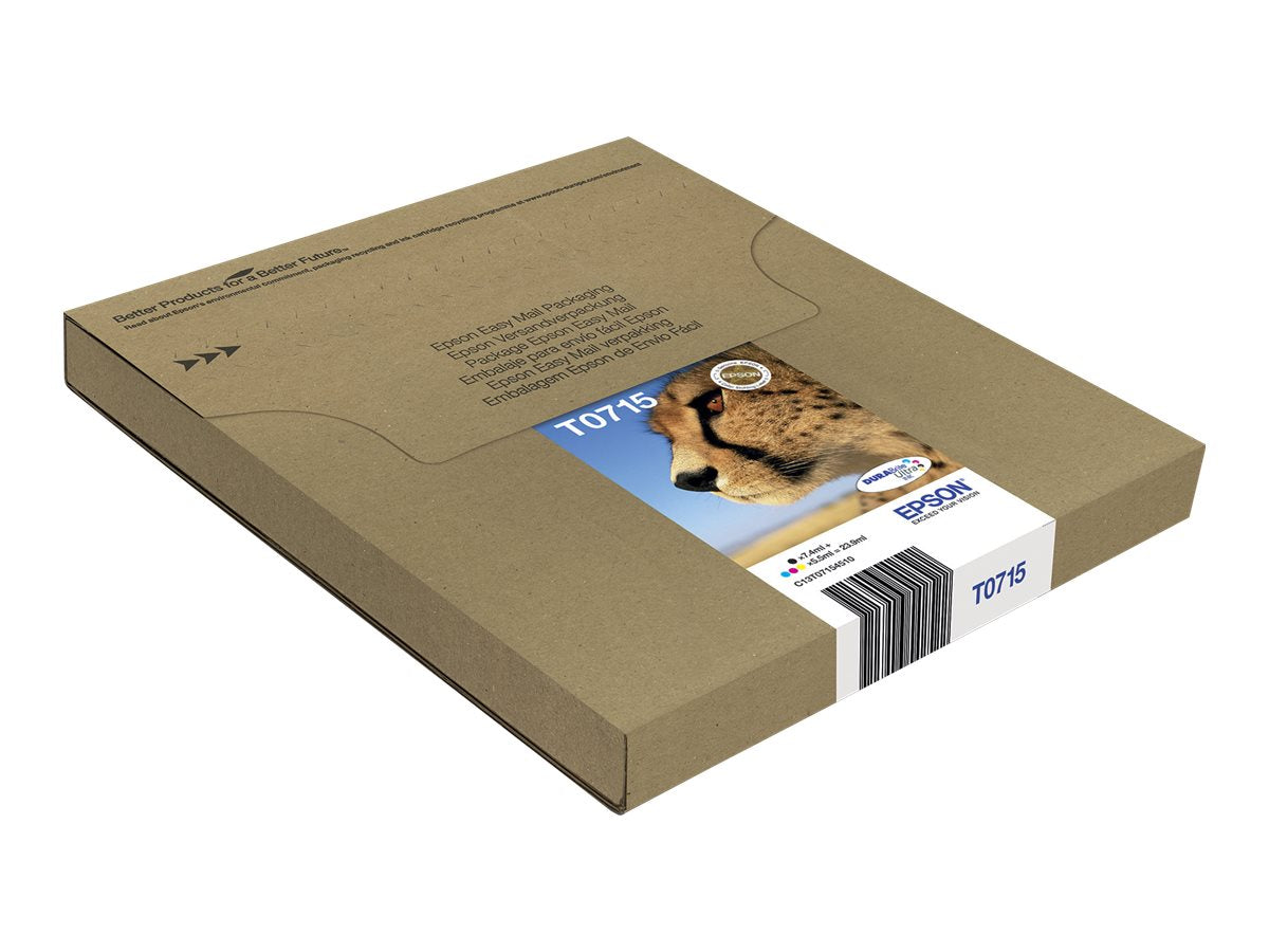 EPSON 2LB EasyMail MP Cheetah DURABrite Ultra CMYK Tintenpatrone Verpackung