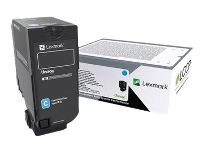 LEXMARK Toner cyan 16K CX725 Vorderansicht