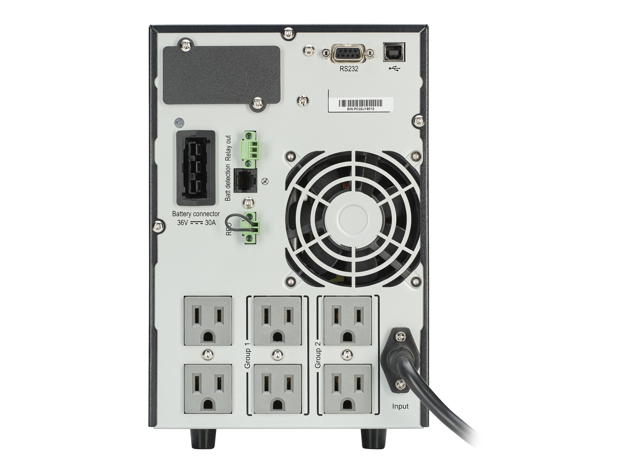 EATON 9SX 1000 120V Tower - Seitenansicht