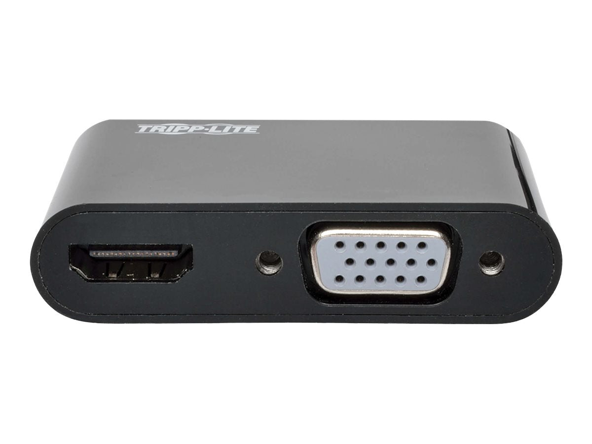 EATON TRIPPLITE DP 1.2 to HDMI VGA Adapter Converter Seitenansicht