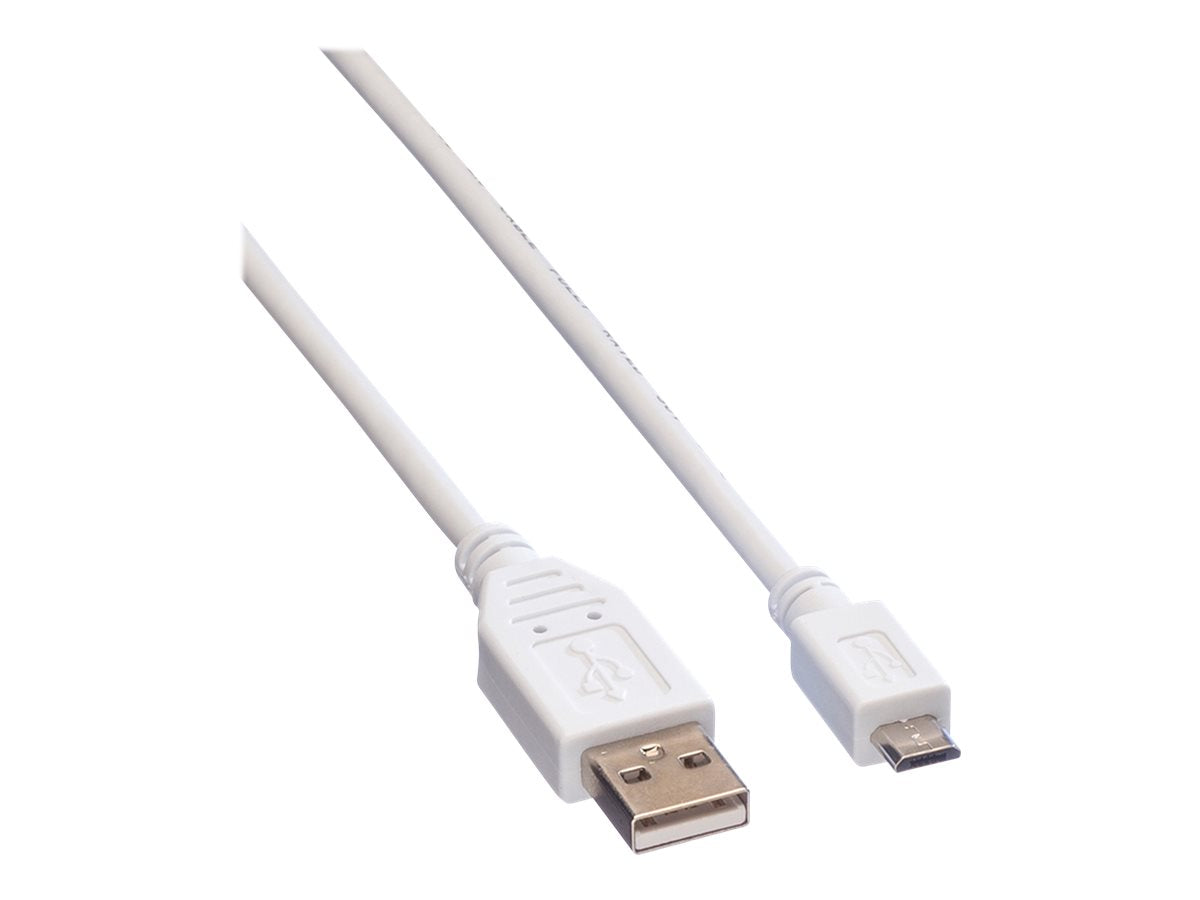 VALUE USB 2.0 Kabel USB A ST - Micro USB B ST 0,15m Verpackung