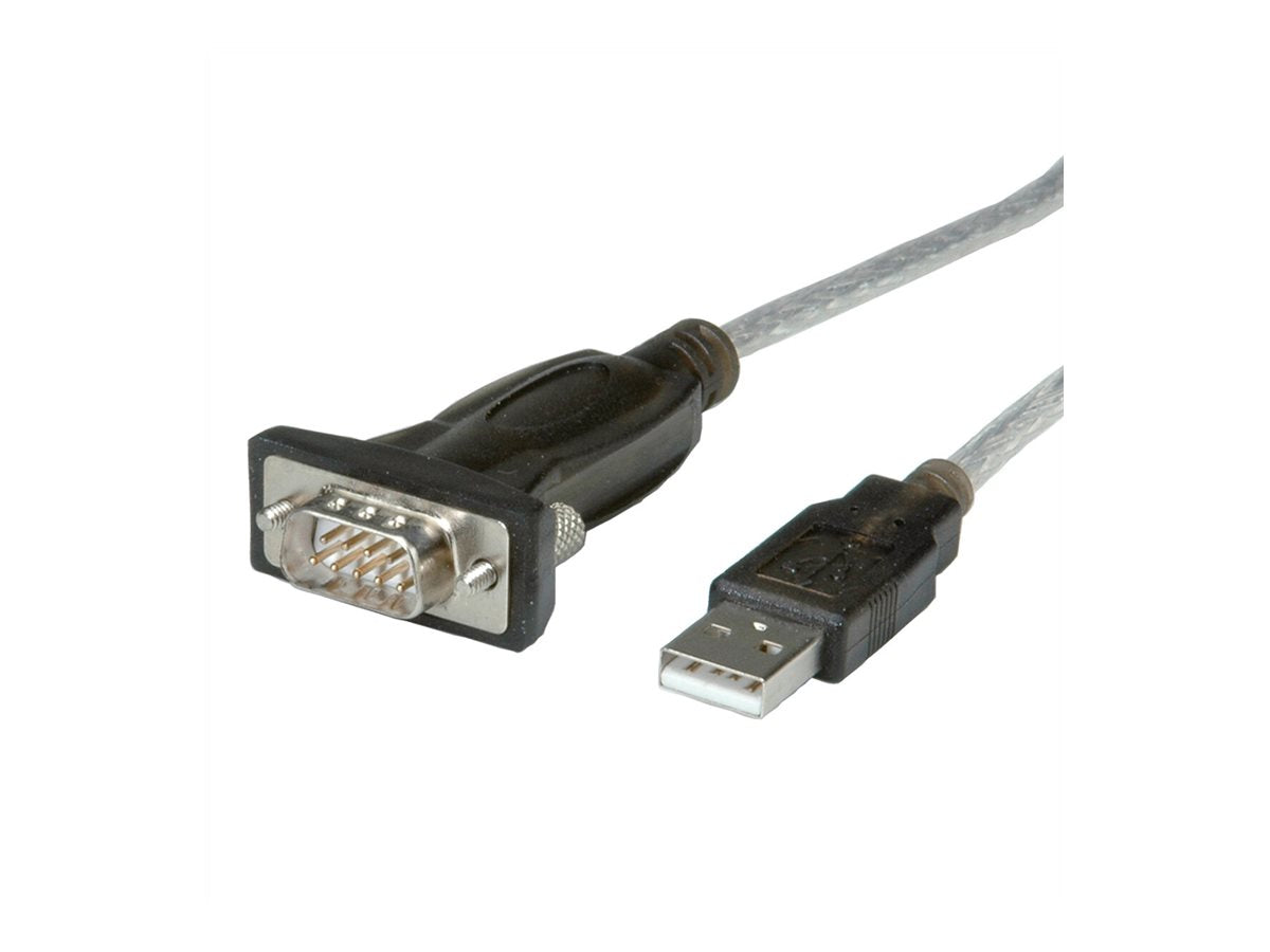 ROLINE Konverter-Kabel USB-seriell 1,8m Verpackung