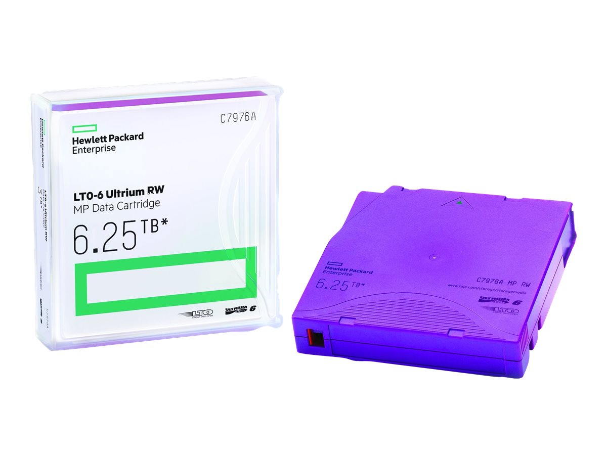HPE LTO Ultrium 6 Data Cartridge 6.25TB Verpackung