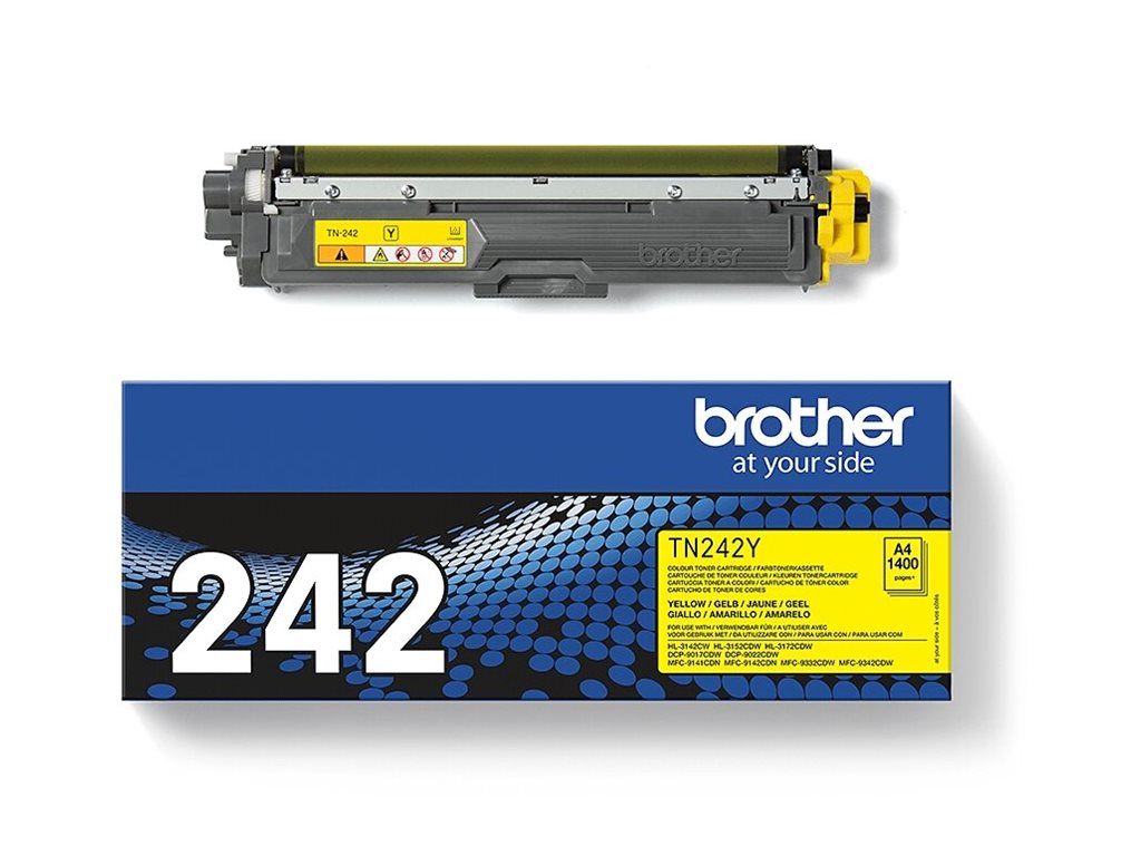 BROTHER TN242Y Toner Gelb Verpackung