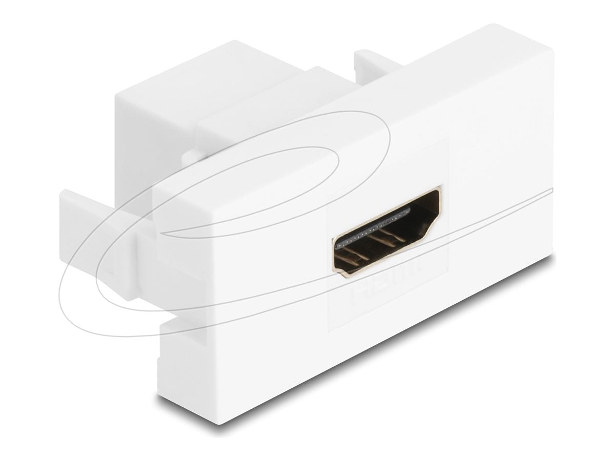 DELOCK Easy 45modul HDMI Buchse zu HDMI Buchse 4K 60Hz Vorderansicht