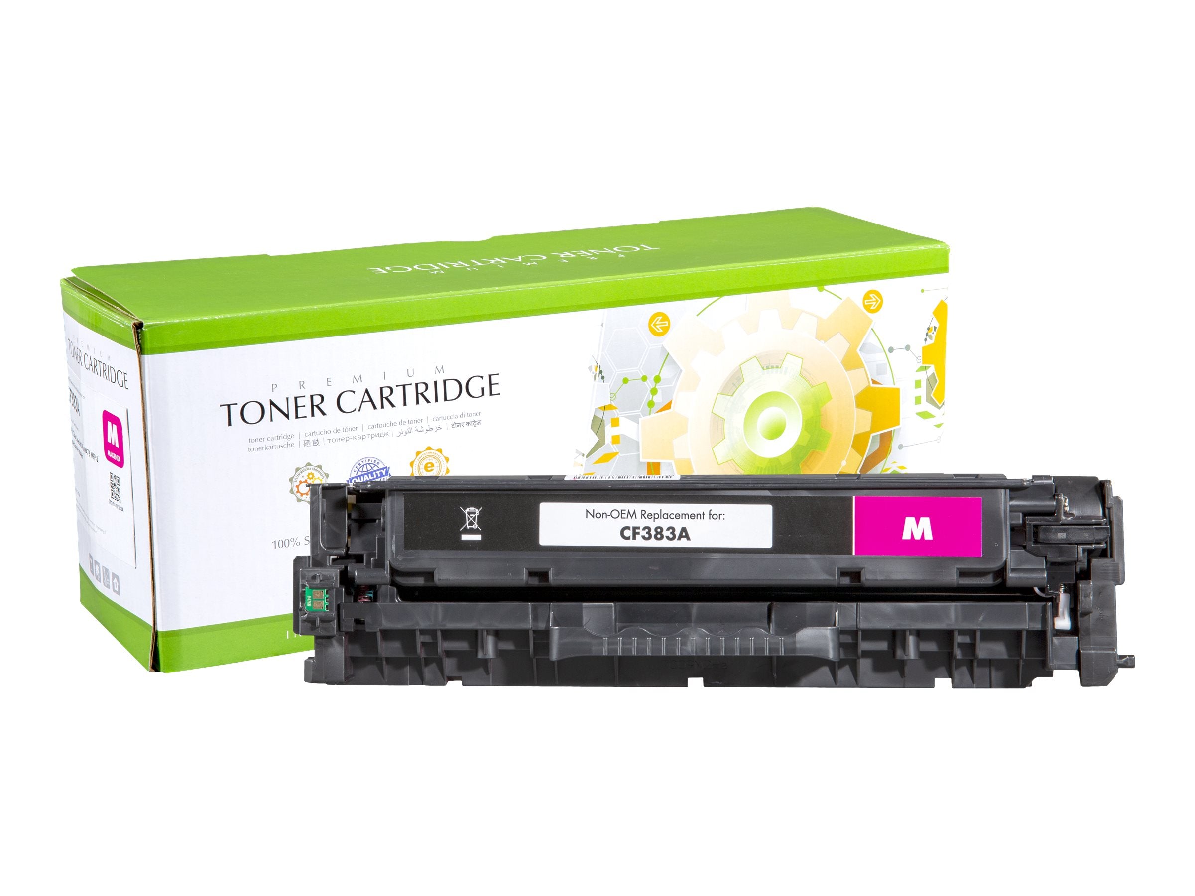 STATIC Tonerpatrone HP CF383A magenta Vorderansicht