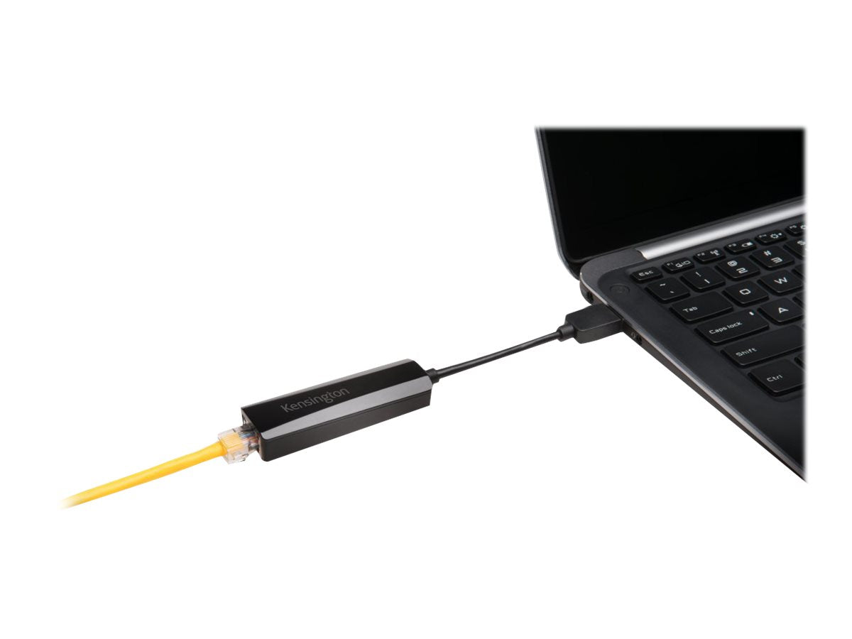 KENSINGTON UA0000E USB 3.0 to Ethernet Adapter - Anschlussansicht
