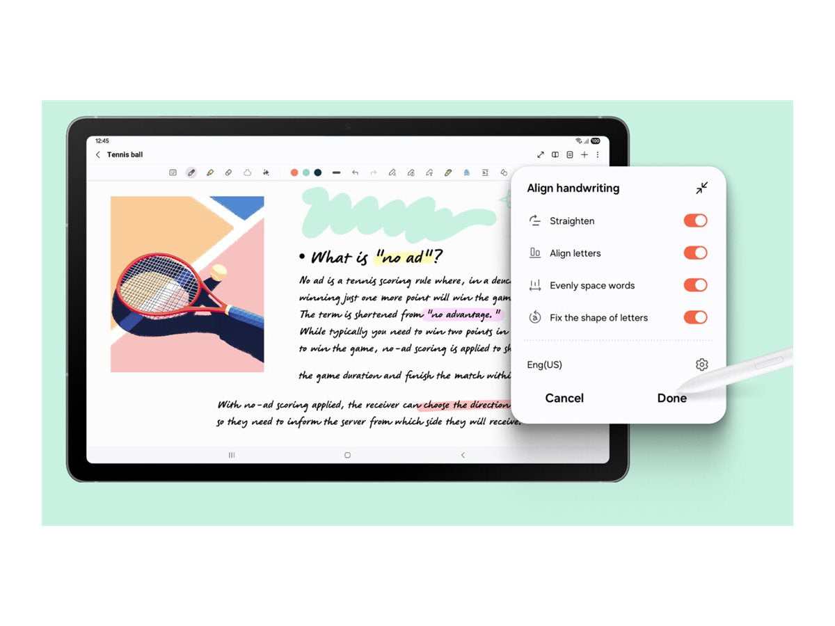 SAMSUNG Galaxy Tab S10 FE 5G Rückansicht