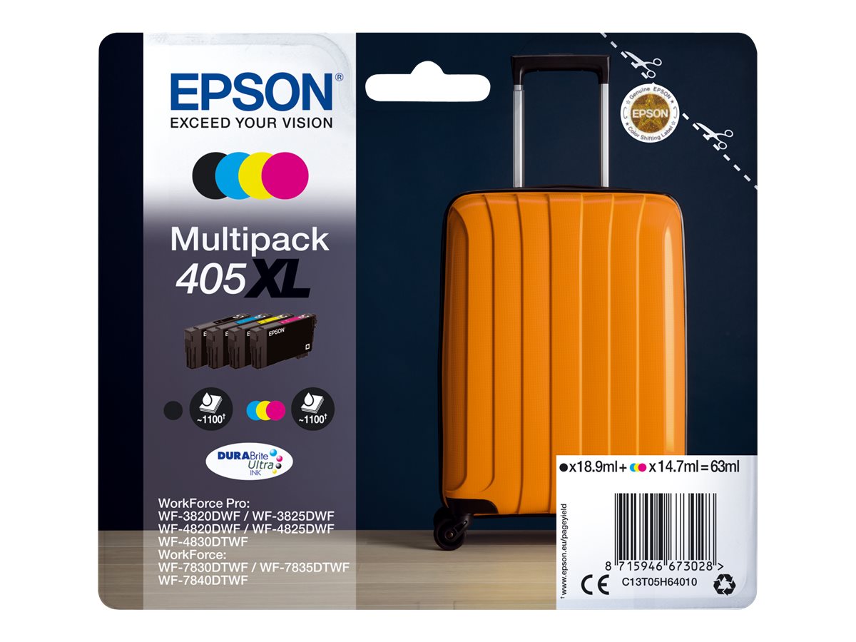 EPSON 2LB Multipack 4-colours 405XL DURABrite Ultra Ink w/s Verpackung