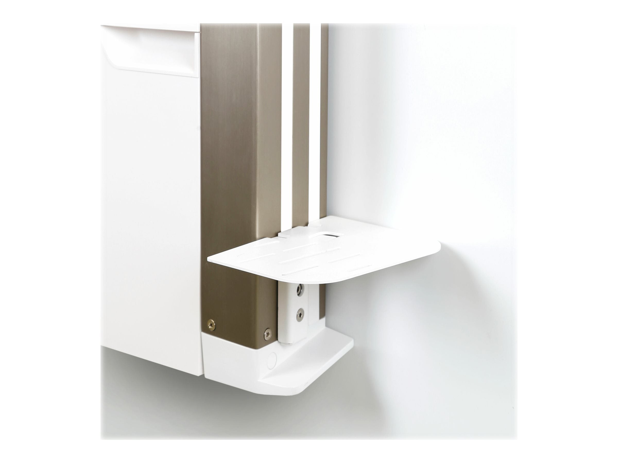 Seitenansicht des ERGOTRON Carefit Enclosure Horizontal Scanner Bracket