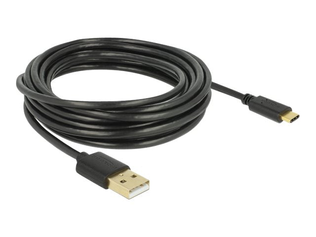 DELOCK USB 2.0 Kabel Typ-A zu Type-C 4 m - Vorderansicht