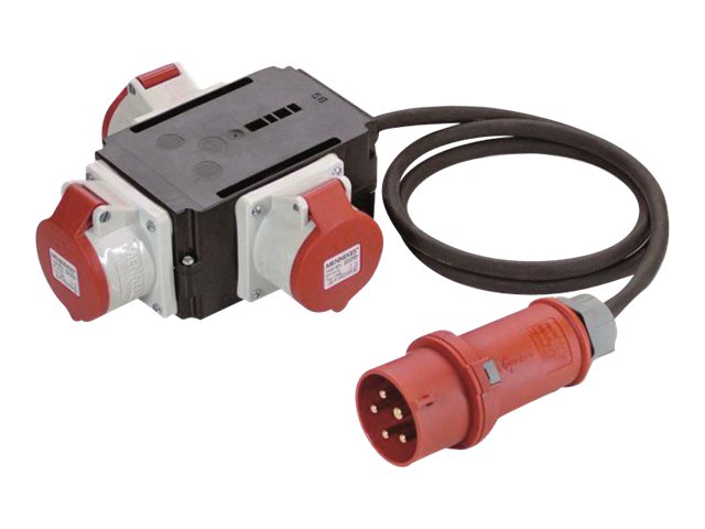 BACHMANN CEE-Adapter CEE 400 V/16A 3x16A5p400V IP44 1,5m - Vorderansicht