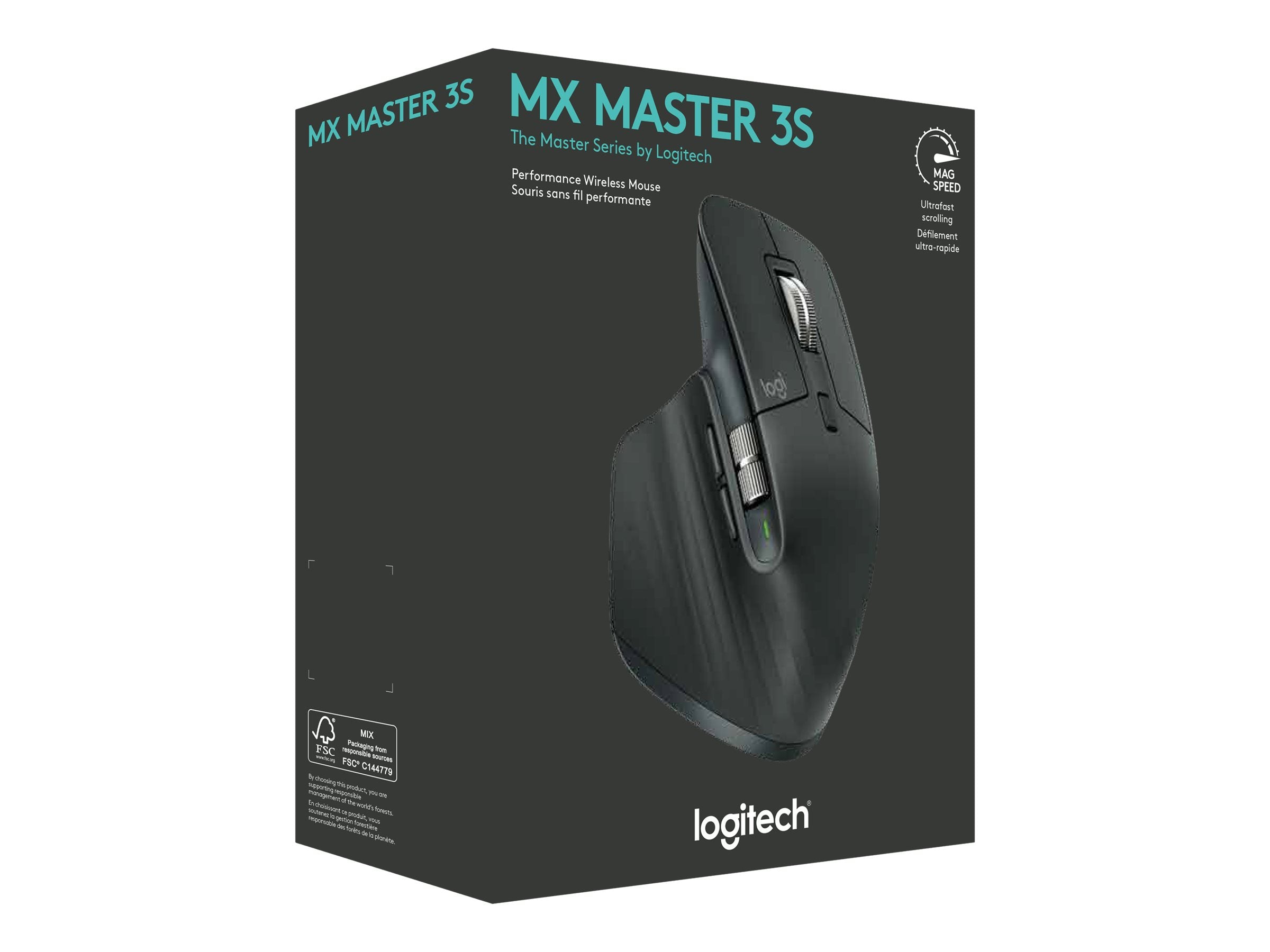 LOGITECH MX Master 3S Performance Wireless Mouse Graphite - Verpackung