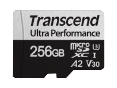 TRANSCEND 256GB microSD Vorderansicht