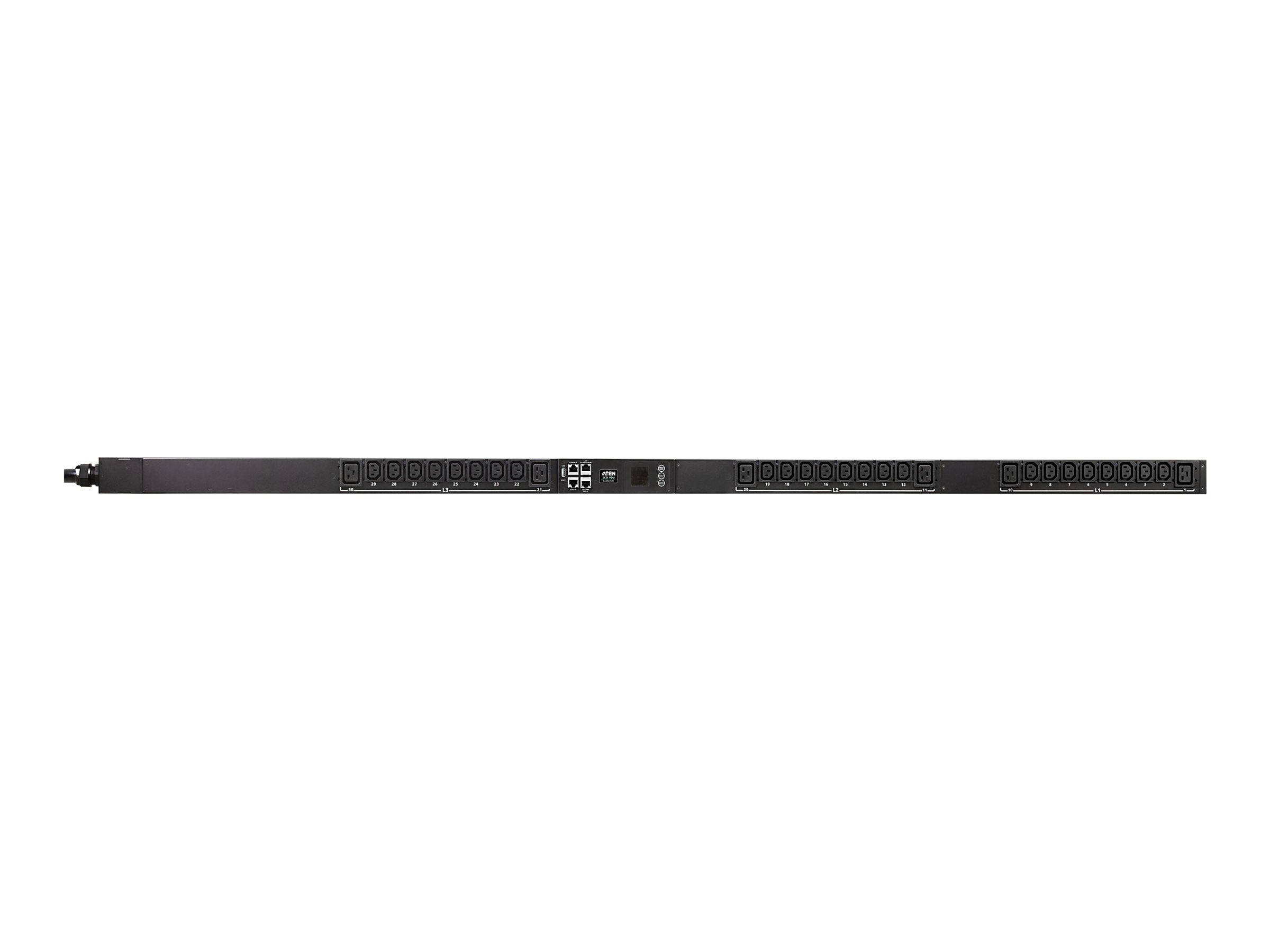 ATEN PG98230G 30 Port 3-Phasen PDU 16A Vorderansicht