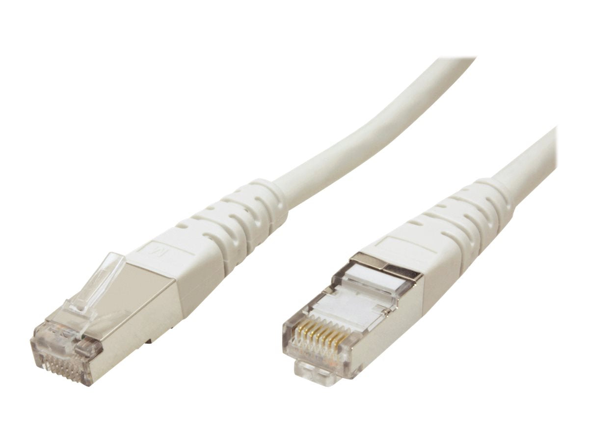 ROLINE Patchkabel Kat.6 Class E S/FTP PiMF grau 7m - Vorderansicht