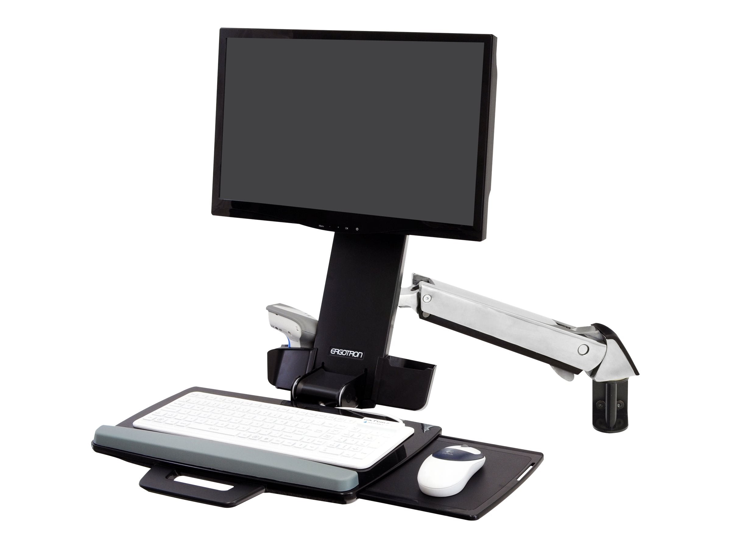 Vorderansicht des ERGOTRON StyleView Sit-Stand Combo Arms
