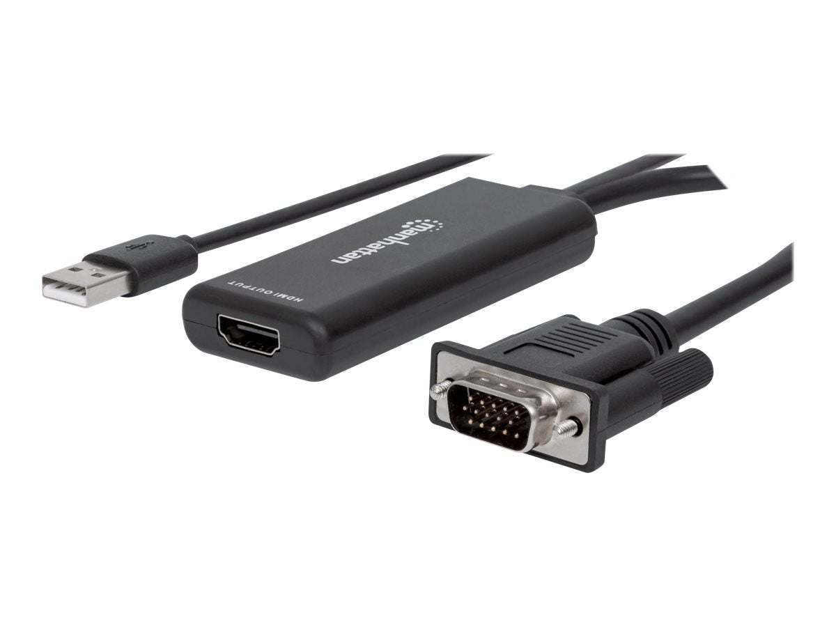 MANHATTAN VGA und USB auf HDMI Konverter Detailansicht