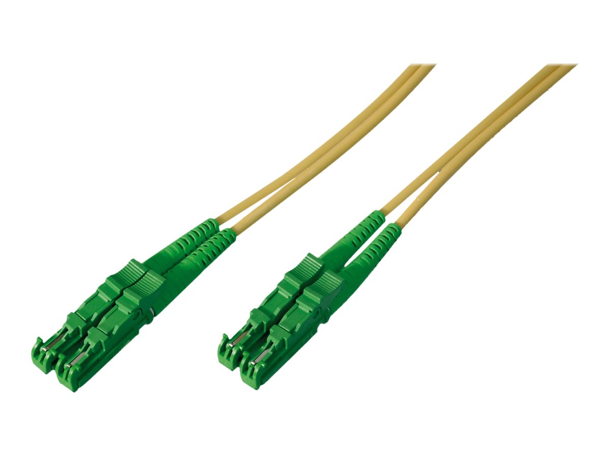 DIGITUS LWL Patchkabel E2000 (APC) auf E2000 (APC) Singlemode 09/125 Duplex Länge 30 m - Vorderansicht