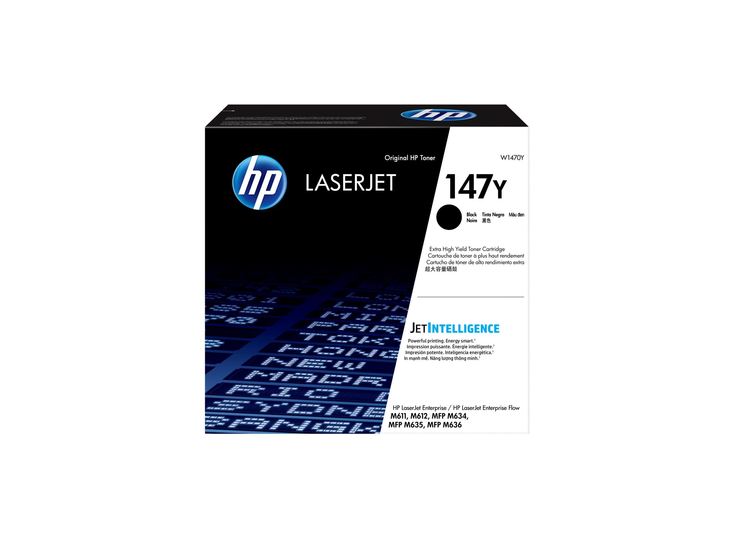 HP 147Y Black LaserJet Toner Cartridge Vorderansicht