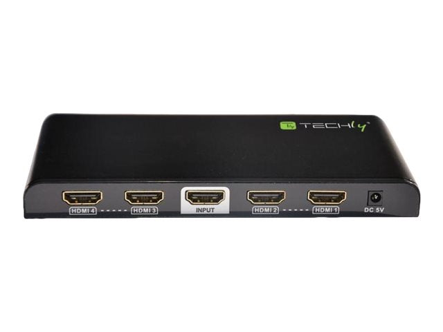 TECHLY HDMI2.0 Splitter Schwarz Verpackung