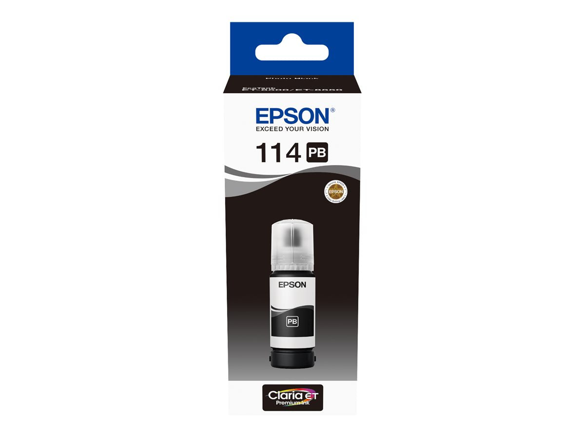 EPSON 5LB 114 EcoTank Photo Black ink bottle Detailansicht
