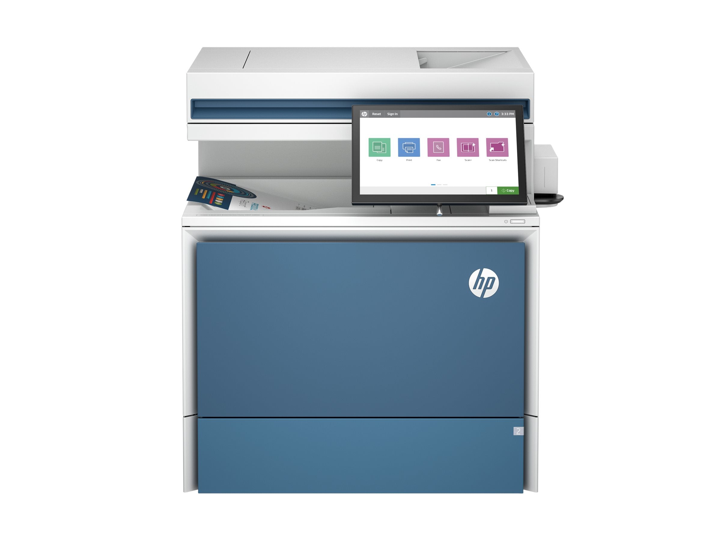 HP LaserJet Enterprise Flow MFP 5800zf MFP Vorderansicht