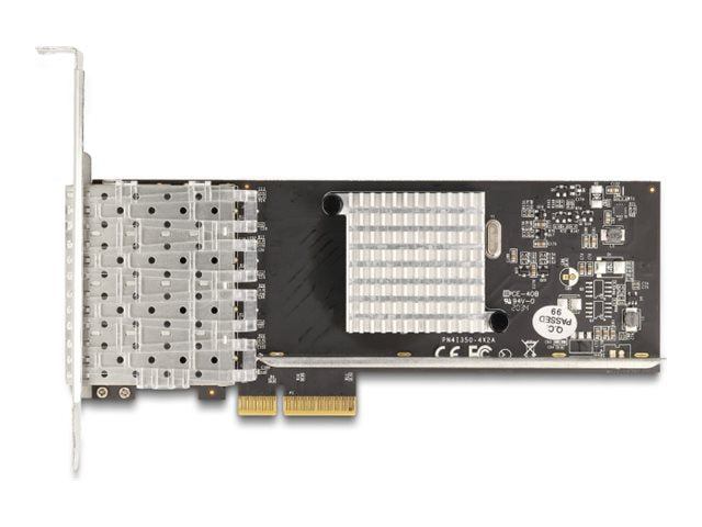 DELOCK PCI Express x4 Karte zu 4 x SFP Slot Gigabit LAN i350 - Vorderansicht