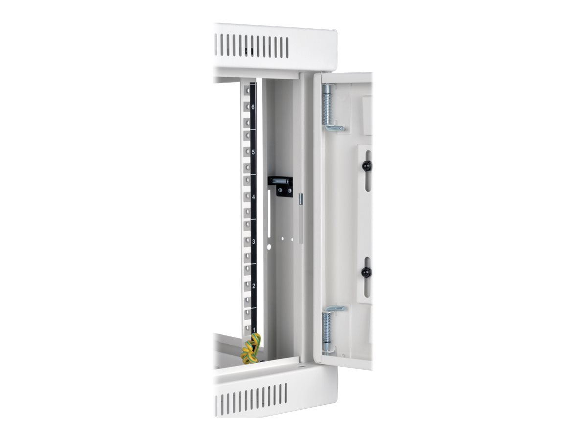 EATON TRIPPLITE 6U Wall Mount Rack Enclosure Server Cabinet White w/ Acrylic Glass Door Rack cabinet wall mountable white 6U 19