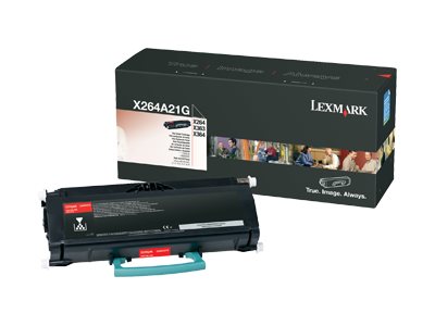 LEXMARK X264, X363, X364 Toner schwarz Standardkapazität Verpackung