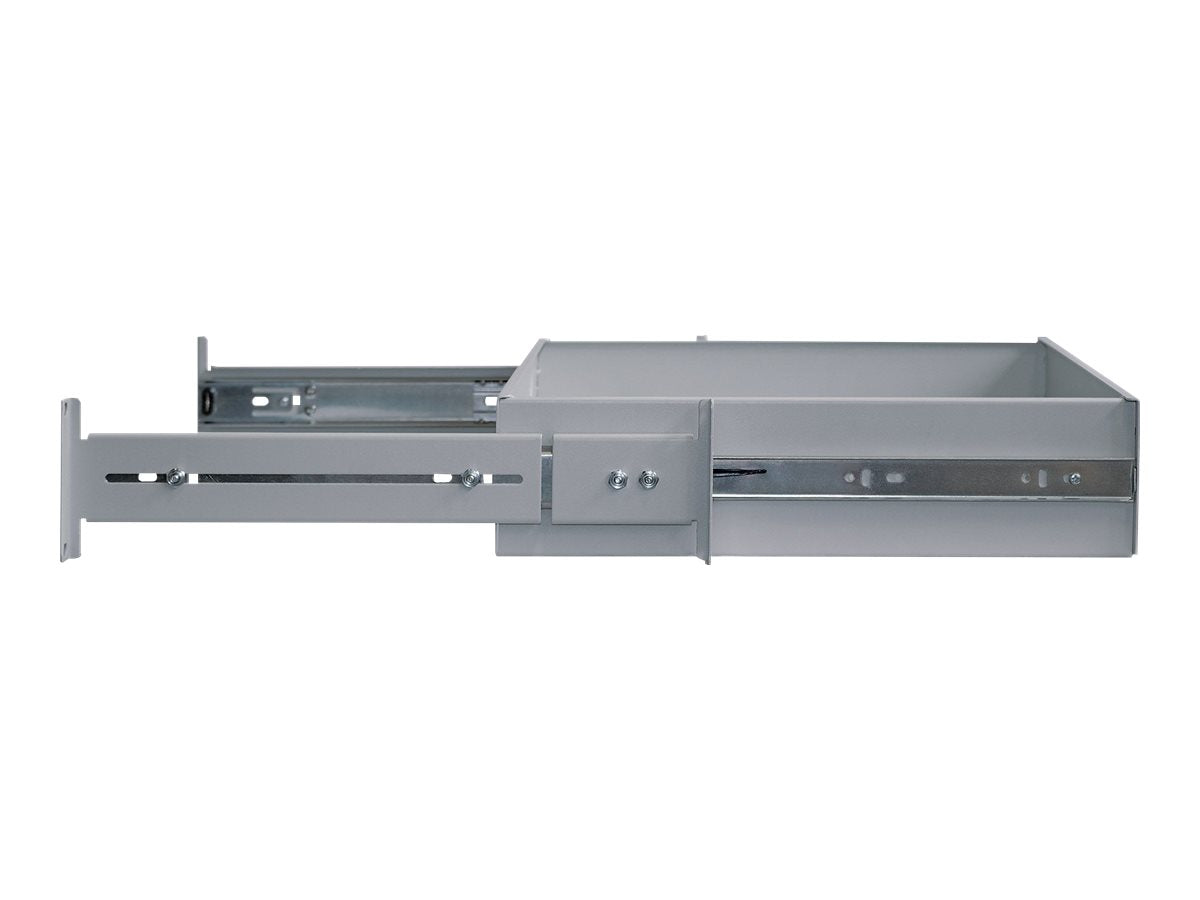 INTELLINET 48,26 cm 19 Zoll Schublade grau Vorderansicht