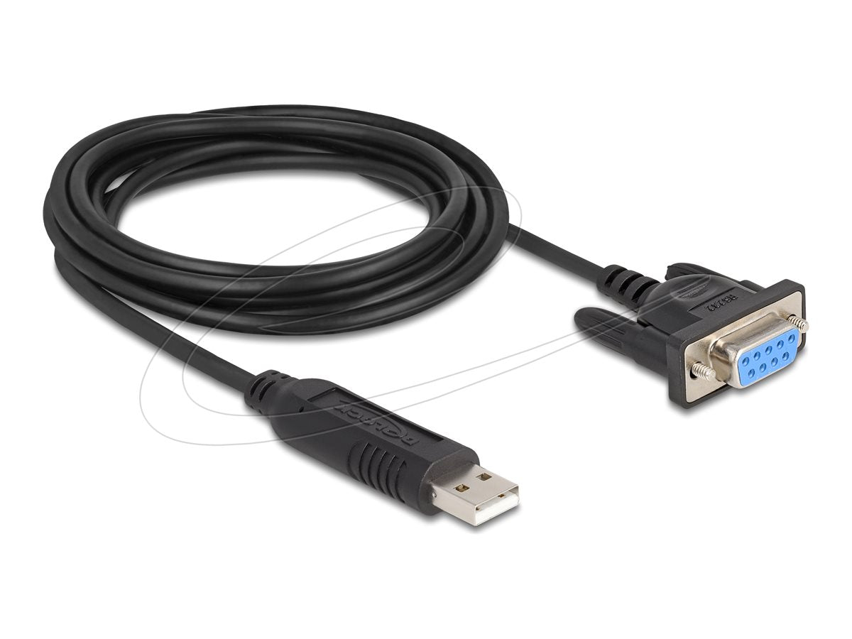DELOCK USB 2.0 zu Seriell RS-232 Adapter Vorderansicht
