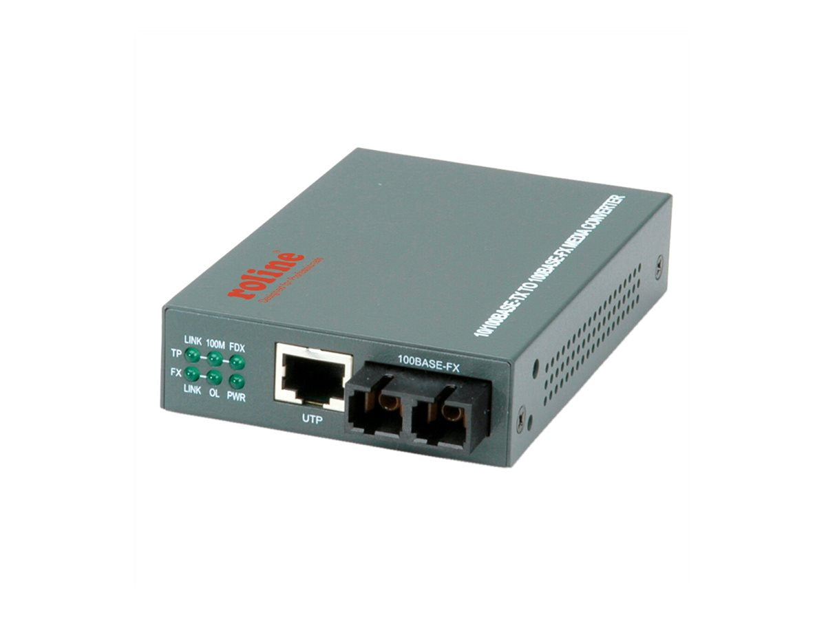 ROLINE Fast Ethernet Konverter RJ-45 - SC Loop-back Detailansicht