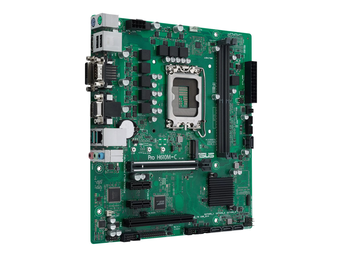 ASUS PRO H610M-C-CSM Motherboard Anschlussmöglichkeiten