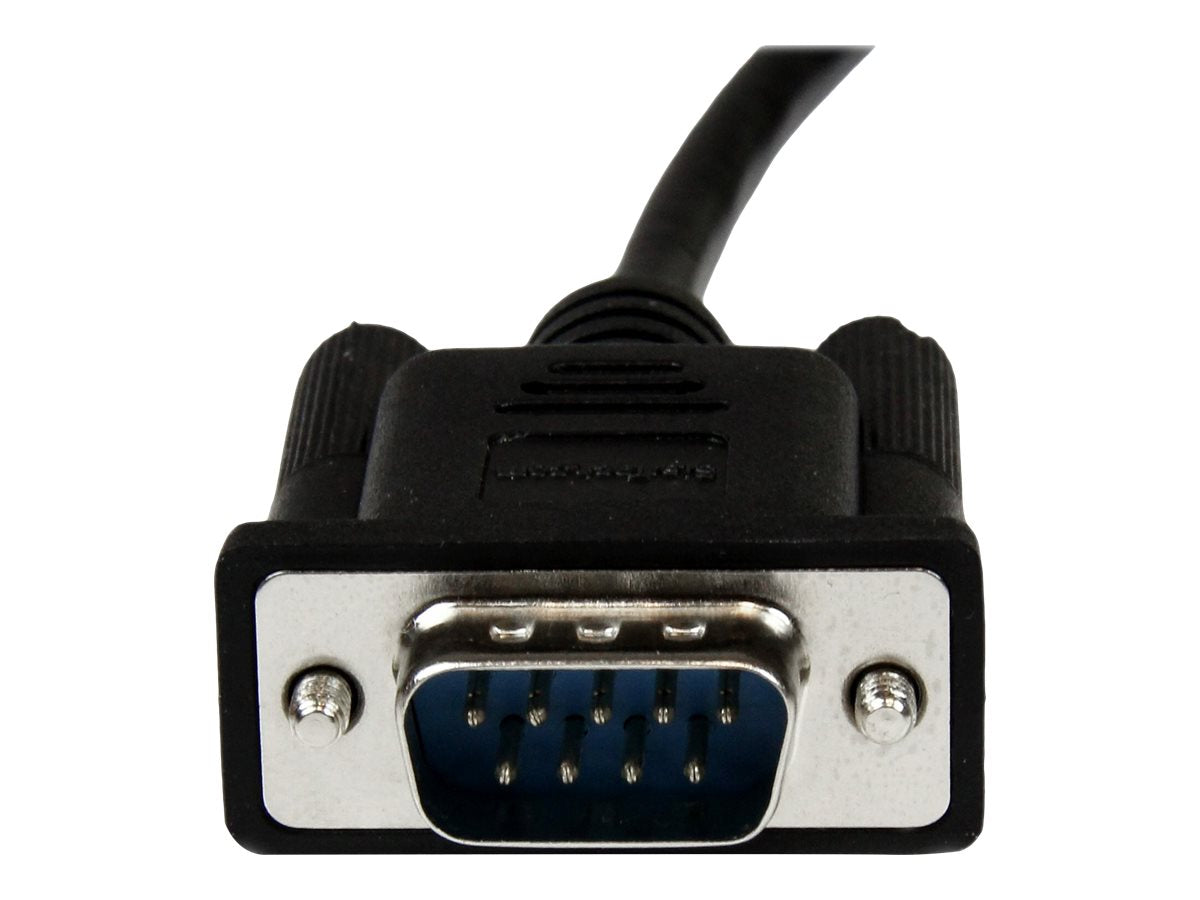 STARTECH.COM 2m DB9 RS232 Nullmodemkabel F/M Vorderansicht
